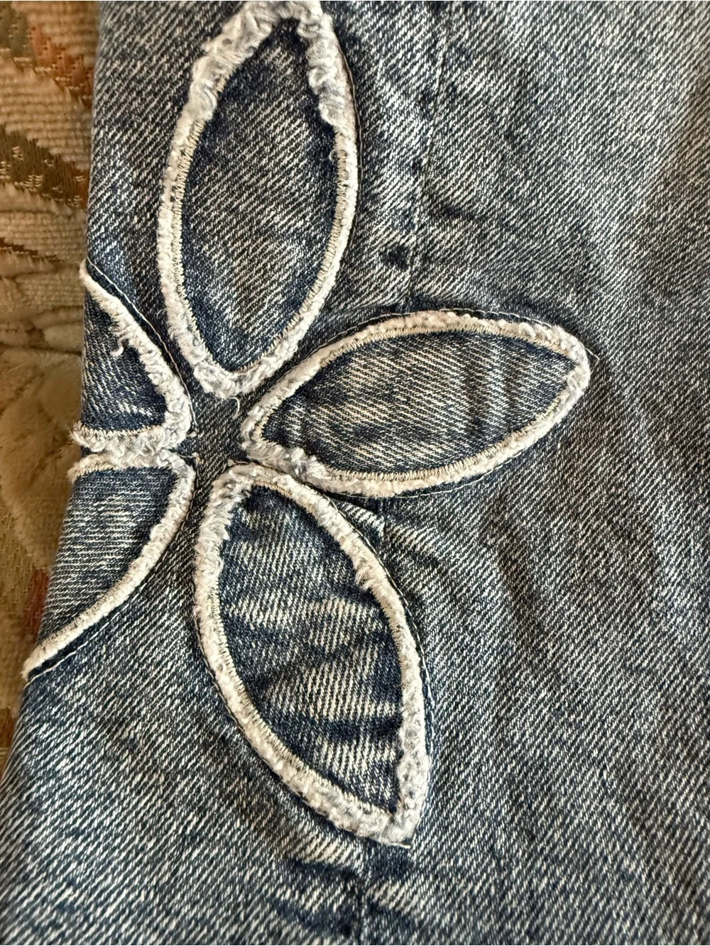 Driftwood Parker Light Blue Embroidered Women’s Jeans